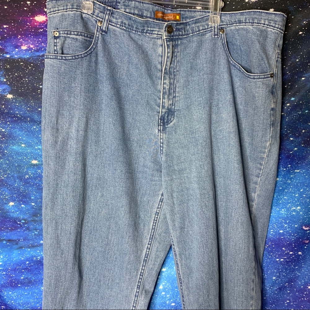 Liz & Me-Elastic Waist Cropped Jeans size 4 Petite - Picture 4 of 11
